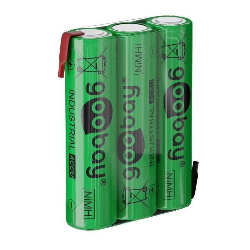 Batterie ricaricabili goobay nimh 3xaaa hr3 800 mah 3.6v a saldare