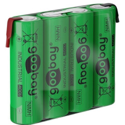 Batterie ricaricabili goobay nimh 4xaa hr6 2100 mah 4.8v a saldare