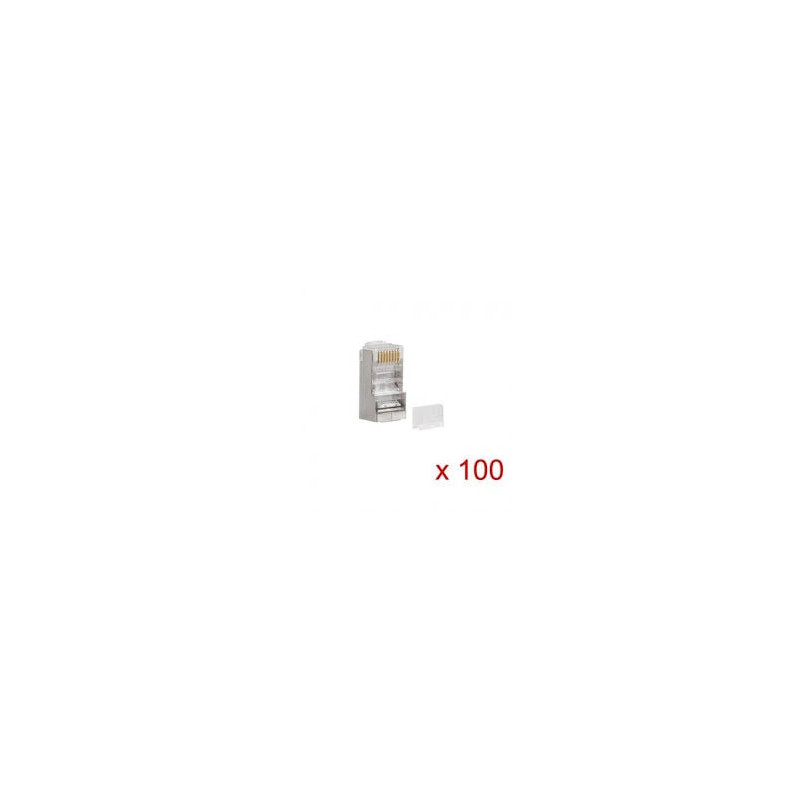 Connettori lanberg plug rj45 (8p8c) cat.6 ftp 100 pezzi [pls-6000]