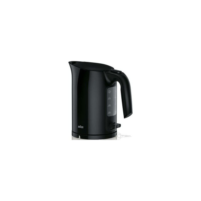 Bollitore braun wk 3100 2200w 1,7l nero [0x21010007]