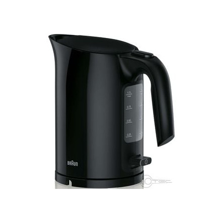 Bollitore braun wk 3100 2200w 1,7l nero [0x21010007]
