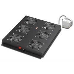 Sistema di ventilazione rack digitus 6 ventole nero [dn-19 fan-6-srv-b]