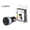 Alimentatore da auto savio (3000 ma usb) [sa-06/b]