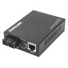 Media converter intellinet gigabit poe+ sc monomodale