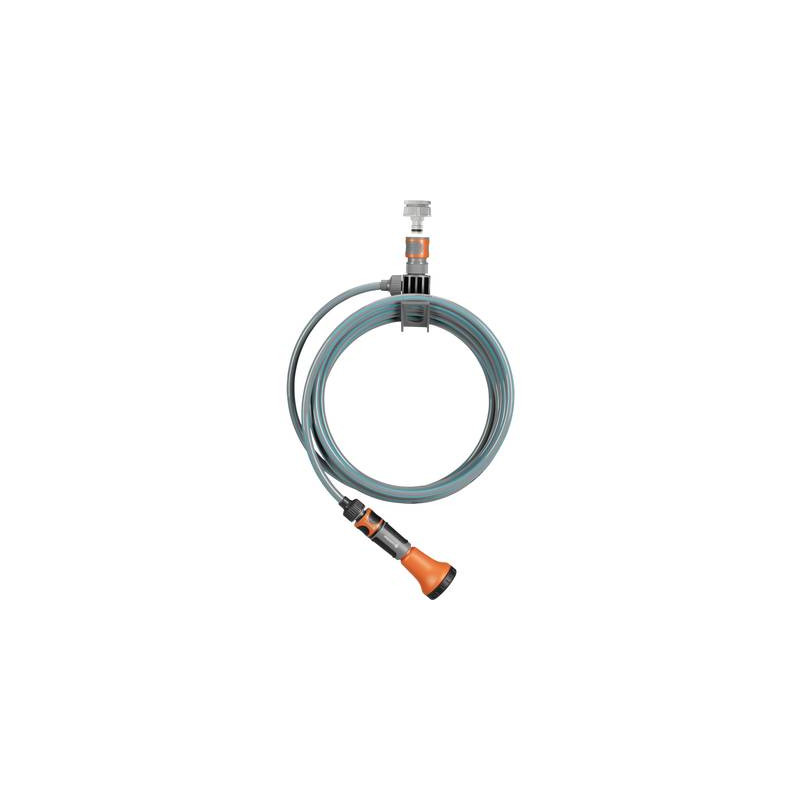 Tubo a spirale da giardino 7.50 m grigio, arancione, turchese gardena