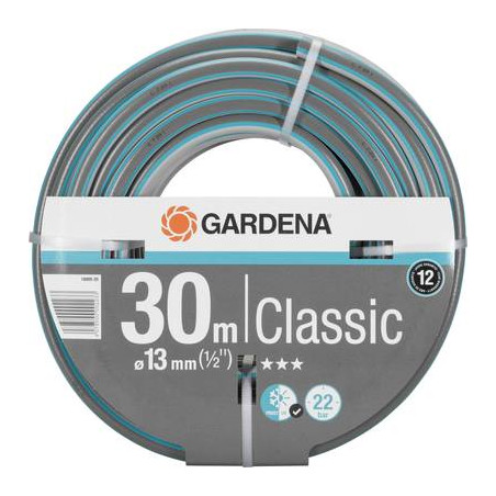 Tubo da giardino 13 mm 1/2 pollici 30 m grigio, blu gardena 18009-20