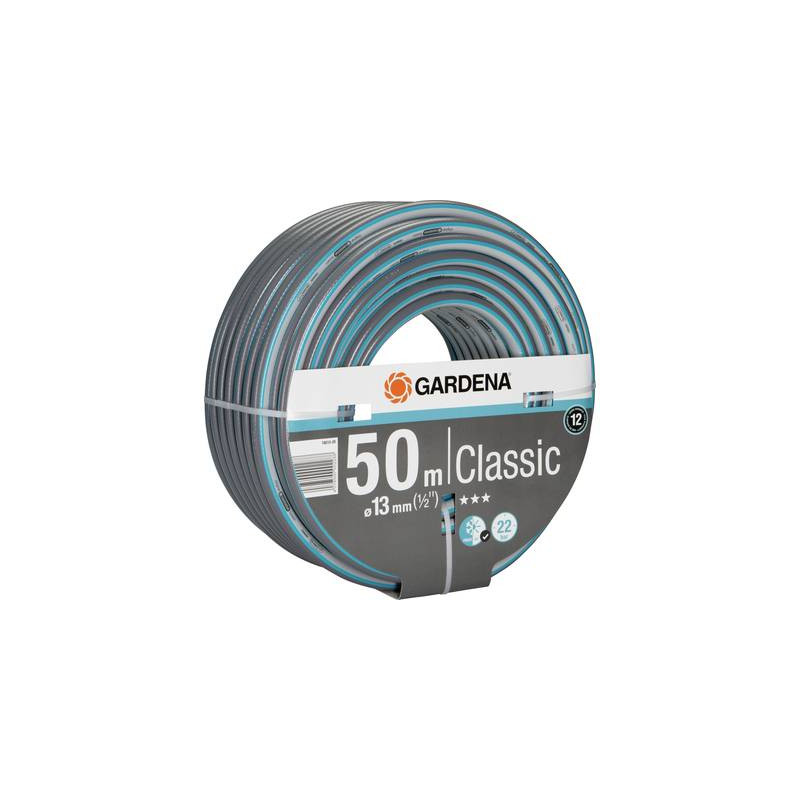 Tubo da giardino 13 mm 1/2 pollici 50 m grigio, blu gardena 18010-20