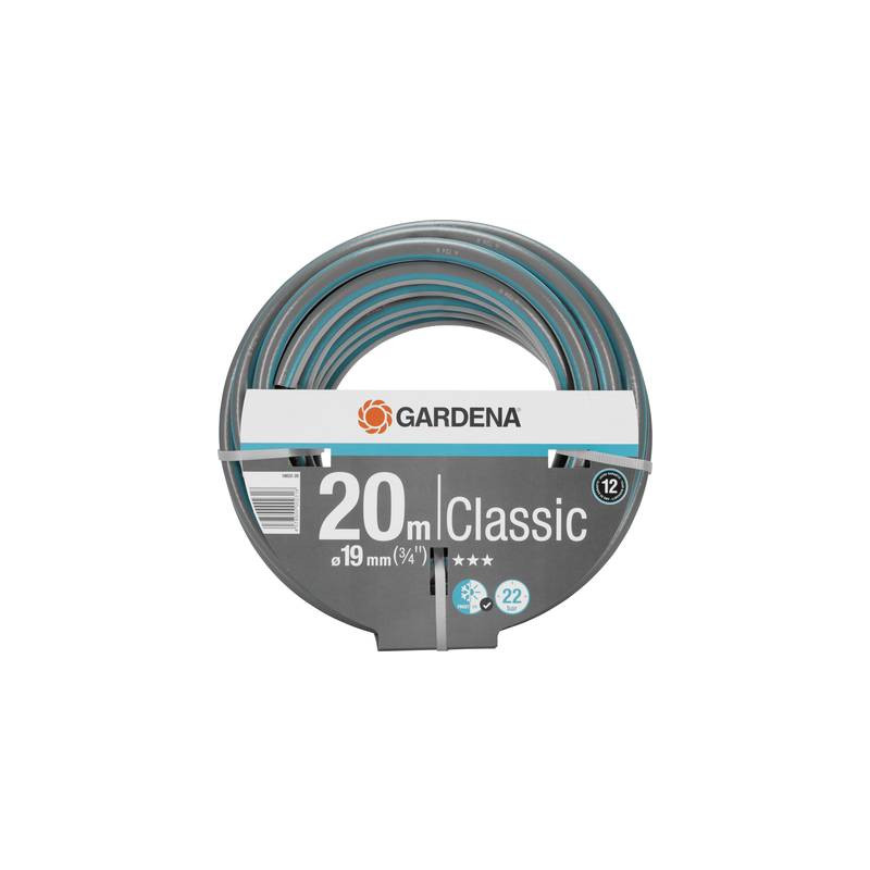 Tubo da giardino 19 mm 3/4 pollici 20 m grigio, blu gardena 18022-20