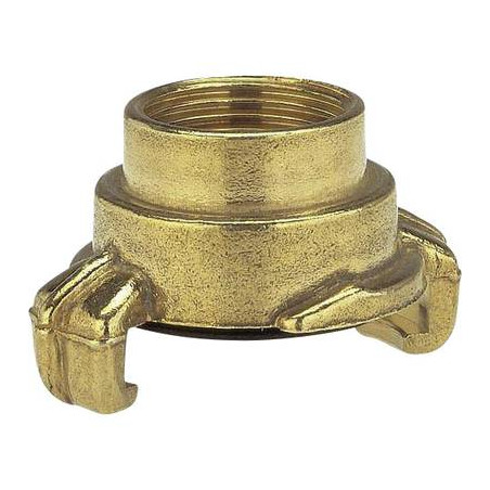 Ottone elemento filettato con incastro a denti innesto a denti, 18,7