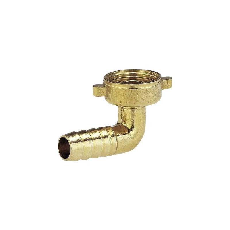 Ottone raccordo angolato a vite per tubi 24,2 mm (3/4) fi, 13 mm