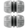 Raccordo di riparazione per tubi 13 mm (1/2) Ø kit da 2 gardena 18280-20