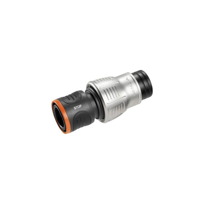 Regolatore acqua stop 19 mm (3/4) Ø, raccordo a innesto acquastop