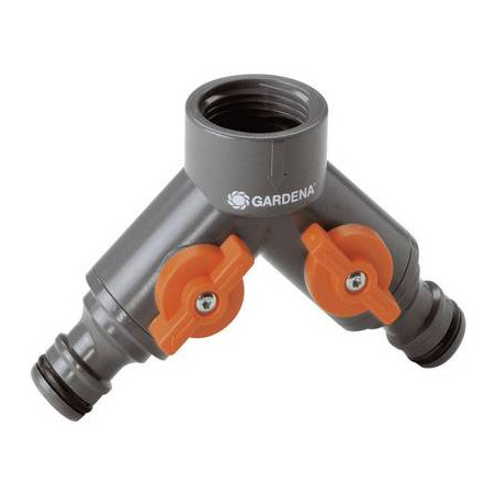 Rubinetto a 2 vie con valvola di controllo gardena 938-20 [938-20]