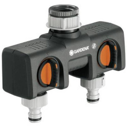 Rubinetto a 2 vie con valvola di controllo gardena kranvattenf?rdelare