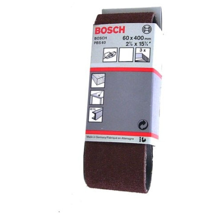 Carta abrasiva a nastro bosch accessories 2608606004 3 pz. grana