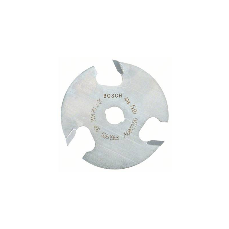 Fresa per scanalature bosch accessories a disco da 8mm d1 50.8mm