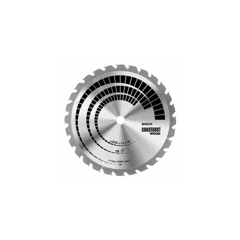 Lama circolare bosch accessories construct wood in metallo duro 315x30x3.2mm