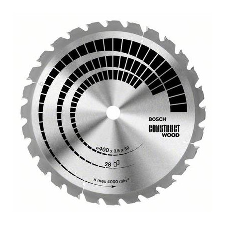 Lama circolare bosch accessories construct wood in metallo duro 315x30x3.2mm