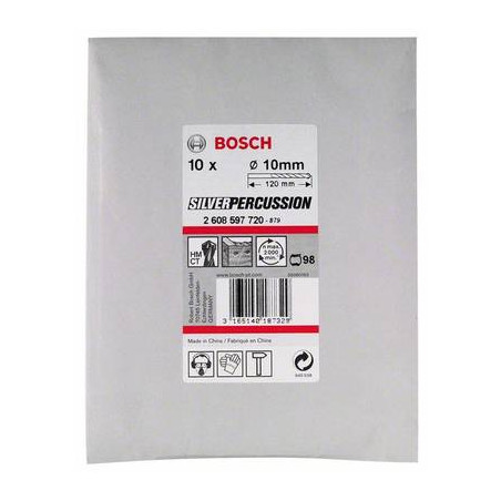 Punta per calcestruzzo acciaio 8 mm bosch accessories cyl-3 2608597719