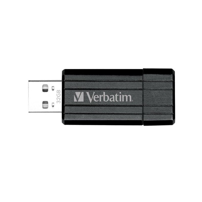 Pen drive 32gb verbatim store 'n' go pinstripe nero [04643753]