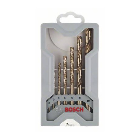 Kit punte a spirale da metallo 7 parti bosch accessories 2608589296