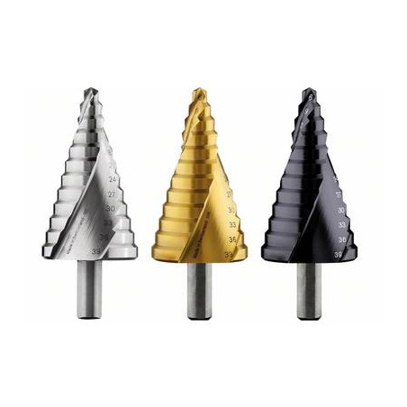 Punta a gradini hss 6 - 39 mm bosch accessories 2608597521 lunghezza