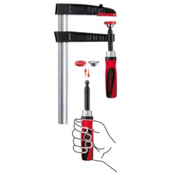 Strettoio a vite con ganasce in ghisa malleabile tg-2k 300/140