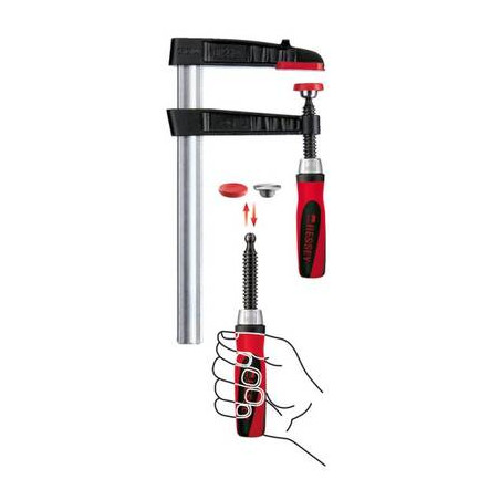 Strettoio a vite con ganasce in ghisa malleabile tg-2k 300/140