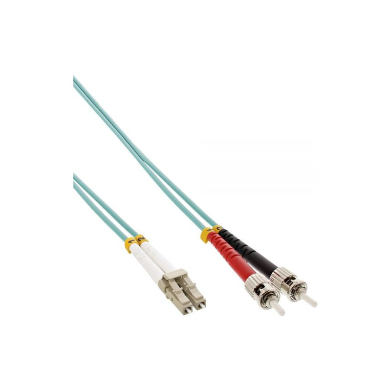 Cavo fibra ottica inline duplex, lc/st, 50/125, om3, 20m [88520o]