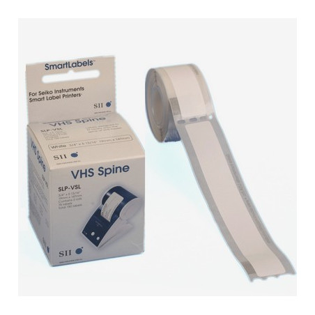 Etichette seiko per cassette vhs 19x147mm [slp-vsl]