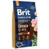 Cibo per cani brit premium by nature adult m 15kg [8595602526376]