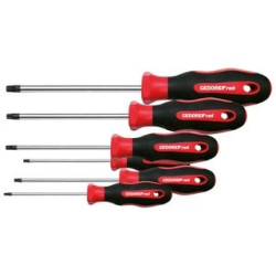 Set cacciaviti gedore t10-40 6pz rosso/nero [3301272]
