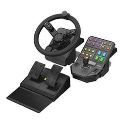 Volante, pedaliera e controlli logitech g saitek [945-000062]
