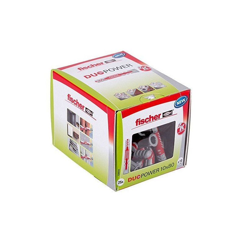 Tassello fischer duopower 10x80 25 pezzi [538252]