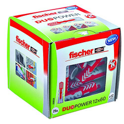 Tassello fischer duopower 12x60 25 pezzi [538253]