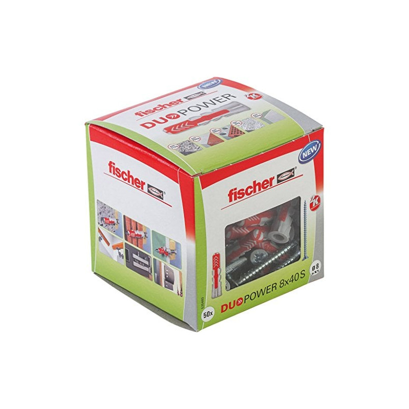 Tassello fischer duopower 8x40 50 pezzi [535460]