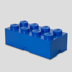 Contenitore room copenhagen mattone lego brick da 8 blu [rc40041731]