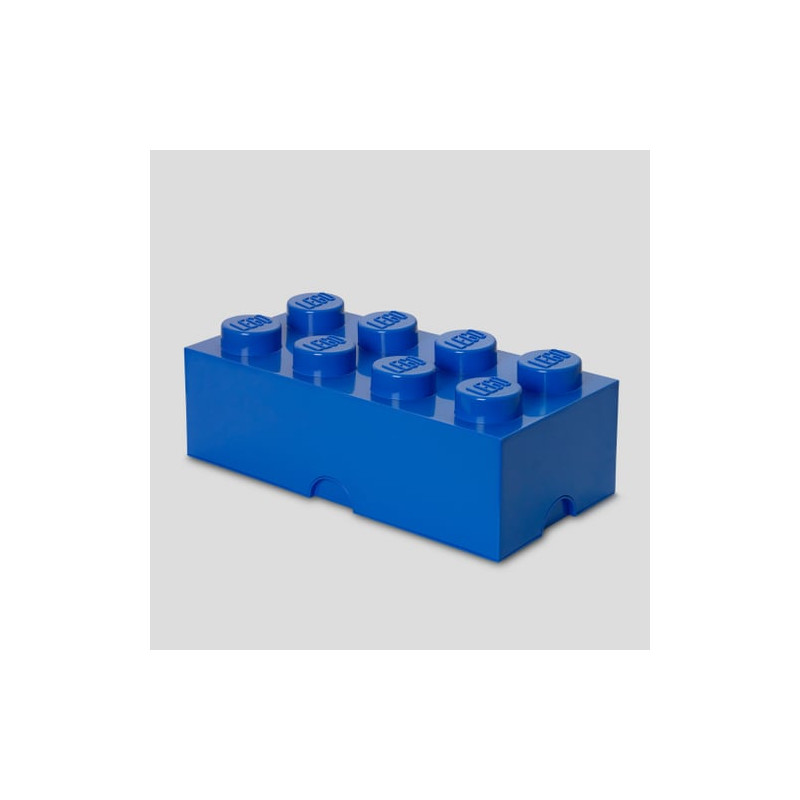 Contenitore room copenhagen mattone lego brick da 8 blu [rc40041731]