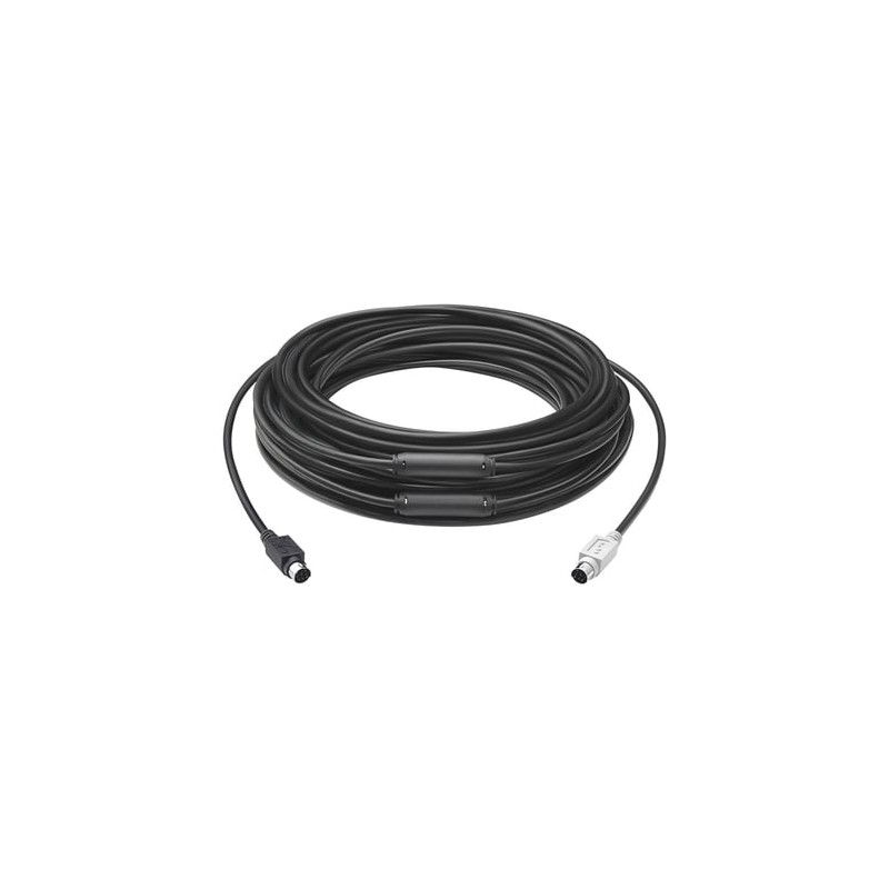 Cavo logitech 6-p mini-din a 6-p mini-din 15m nero