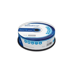 Confezione blu-ray mediarange bd-r 6x cb 25gb 25pezzi [mr514]