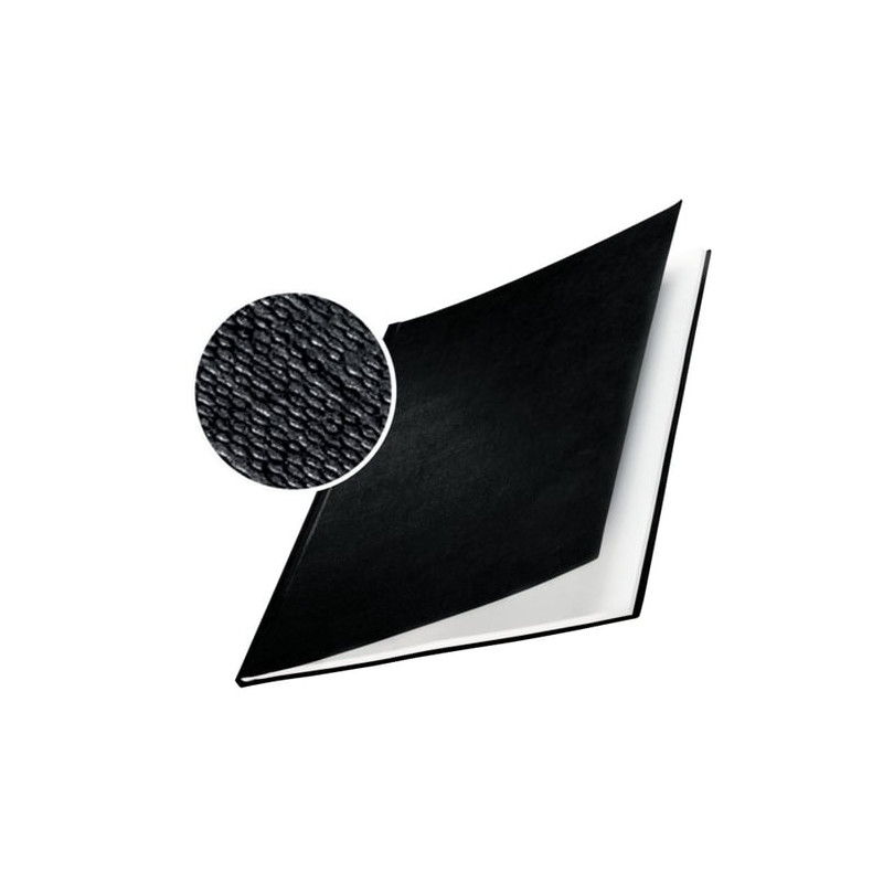 10 copertine rigide impressbind 17,5mm nero finitura lino [73940095]