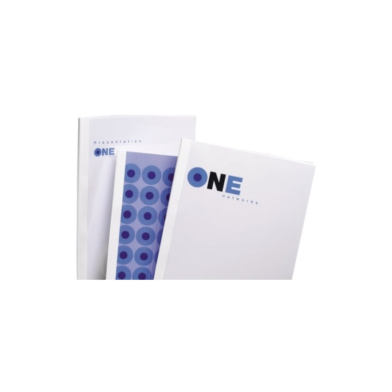 100 cartelline termiche 1,5mm bianco optimal [tc080070]