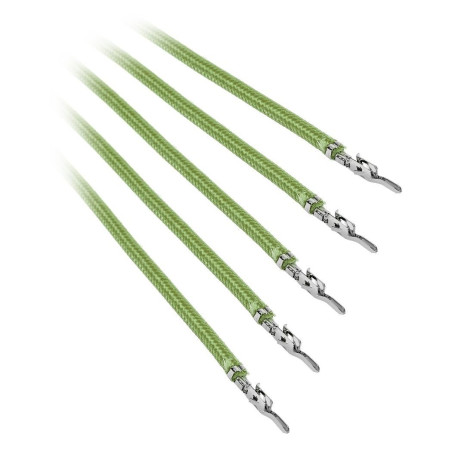 Cavo alimentazione bitfenix alchemy psu 2.0 5x 60cm verde [bfx-alc-60cmln-rp]