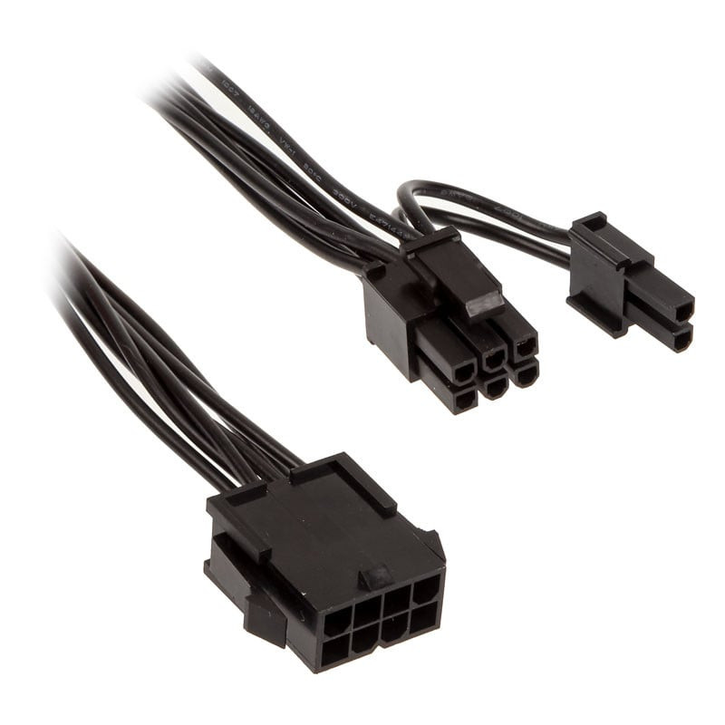 adattatore kolink 4+4pin a 6+2-pin-pcie 3.5cm nero