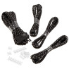 Kit di cavi phanteks,estensione 500mm, s-muster - nero/argento