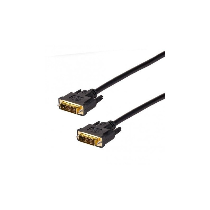 Cavo akyga ak-av-06 (dvi-d m a dvi-d m 1.8m nero)