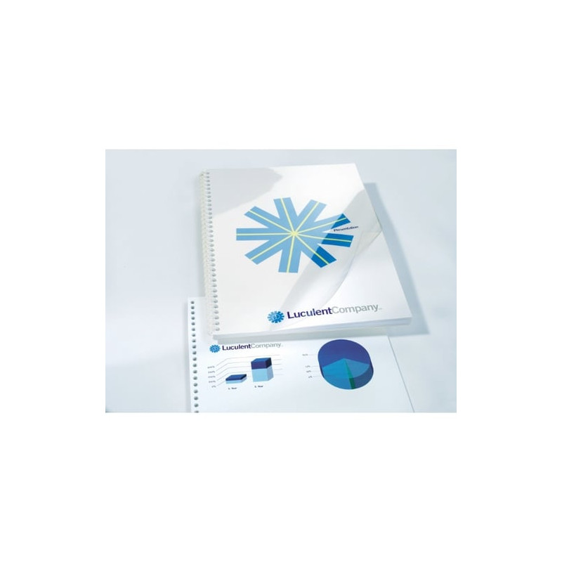 100 copertine hi-clear 150mic a4 trasparente neutro [ce011580e]