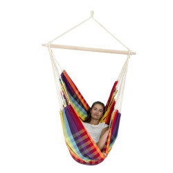 Amaca amazonas hammock brasil poltrona sospesa rainbow rosso [az-2030290]