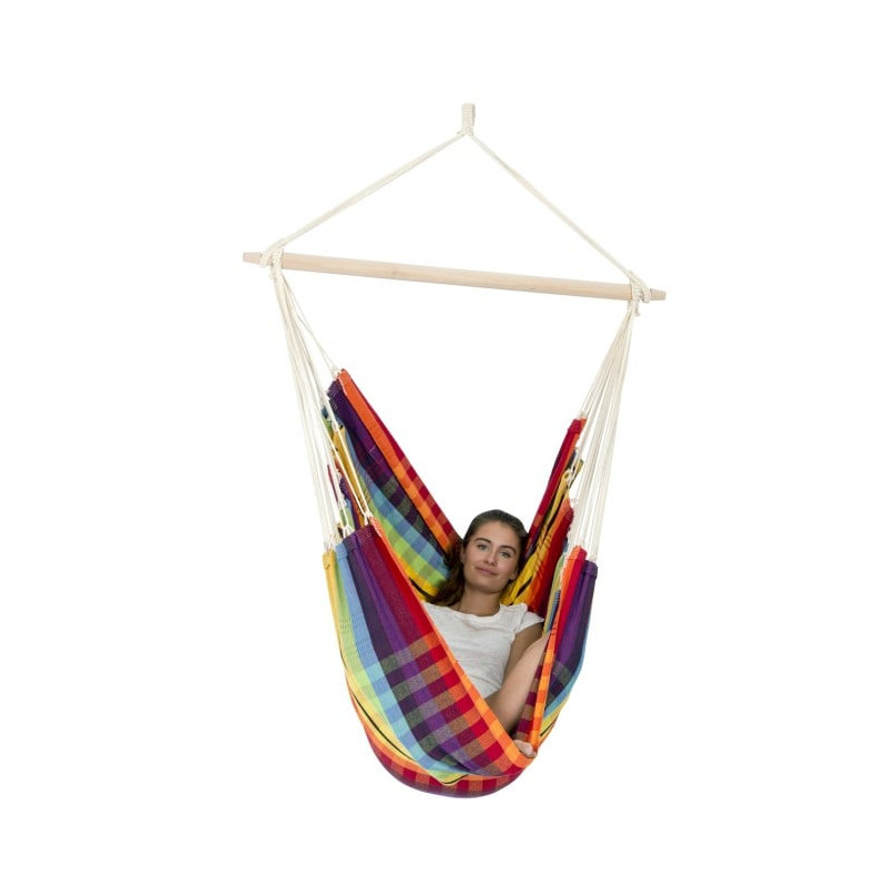 Amaca amazonas hammock brasil poltrona sospesa rainbow rosso [az-2030290]