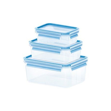 Set contenitori frigorifero emsa 508566 clip & close per alimenti